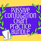 Bundle: Conjugate Passive Latin Verbs (Charts for all Conj