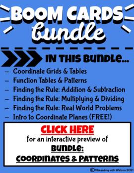 Preview of Bundle: Coordinates & Patterns - Boom Cards