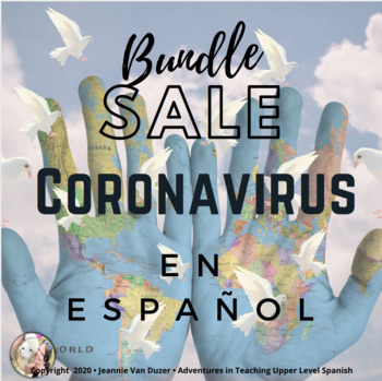Preview of Bundle: Coronavirus en español Spanish Distance Learning