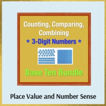 Preview of Counting, Comparing & Adding 3-Digit Numbers: Place Value Bundle - NO PREP