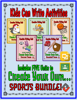 Preview of Bundle: Create an Athlete (Google Classroom)