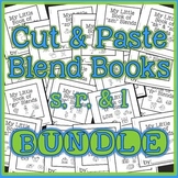 Cut & paste mini books: s, r, & l blends - Speech therapy 