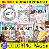 Bundle Daily Reminder Series GROWTH MINDSET Coloring Pages