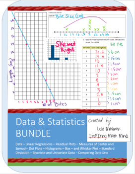 Preview of Bundle: Data and Statistics Unit and Twizzlers Project