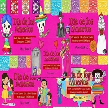 Preview of Bundle Day of the Dead CCSS ELA, Math, SS, Science SPED/ELD