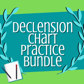 Preview of Bundle: Decline Latin Nouns (1st, 2nd, 3rd, 4th, and 5th Declension Charts)