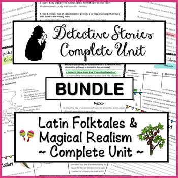 Preview of Bundle: Detective Stories Unit + Latin Folktales & Magical Realism Unit