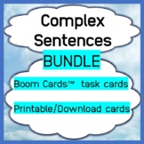 Complex Sentences - Bundle - Print & Boom Cards™