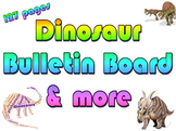Bundle: Dinosaur bulletin board, calendar, writng prompts & more