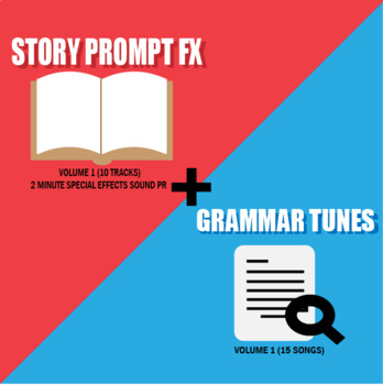 Preview of Bundle Discount! GrammarTunesVol 1 (15 tracks) + StoryPromptFX Vol 1 (10 tracks)