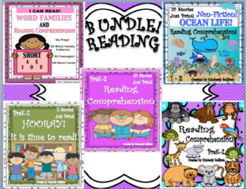 Preview of Bundle Sight Words Reading Comprehension Google Slides