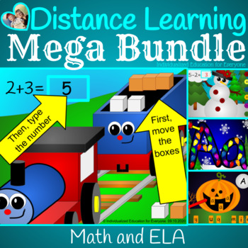 Preview of Distance learning MEGA Bundle Set A1 Sept Oct Nov December