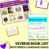 Bundle - Diverse Book List & Speech Language Goals