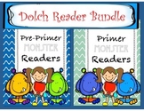 Bundle: Dolch readers, Monster themed with flashcards!