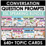 Bundle: ESL Conversation Question Card Sets (over 600 diff