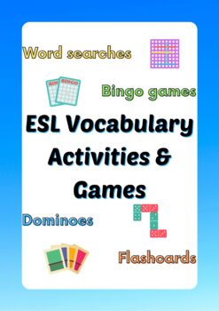 Preview of Bundle | ESL Vocabulary Activities & Games