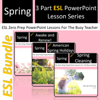 Preview of ESL Zero Prep Spring Lesson Resources: 3 Part Series