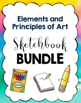 Preview of Bundle:  Elements and Principles of Art Sketchbook