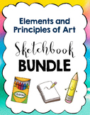 Bundle:  Elements and Principles of Art Sketchbook
