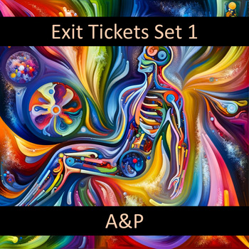 Preview of Bundle: Exit Tickets for A&P Set 1 Google Forms™
