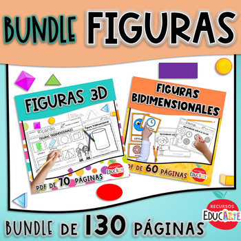 Preview of Bundle - Figuras (figuras tridimensionales, figuras bidimensionales)