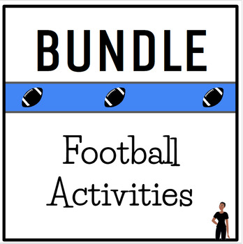 Preview of Bundle - Football Activities - Informational Writing and Word Searches