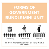 Bundle - Forms of Government Mini Unit