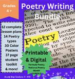 Bundle Formula Poetry Writing Mini-Lessons National Poetry