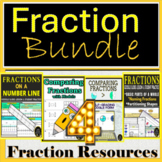 Bundle: Fractions on a Number Line,Equivalent Fractions, C