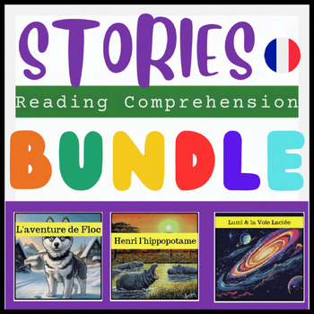 Preview of Bundle French Stories: French Reading Comprehension Learning (2024)