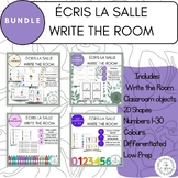 Bundle French Write the Room- Numbers, Colours, Shapes || 