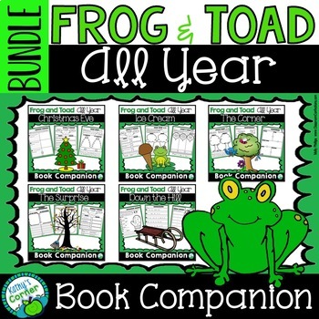 Preview of Bundle - Frog and Toad All Year - Book Study and Activities for All 5 Stories