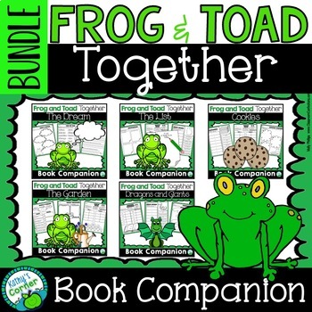 Preview of Bundle - Frog and Toad Together - Book Study and  Activities for All 5 Stories