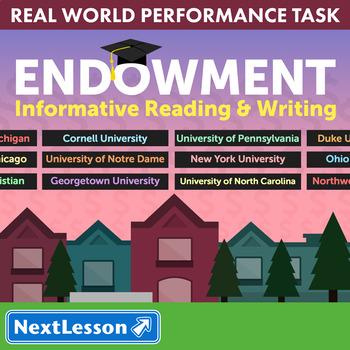 Preview of Bundle G11-12 Informative Reading & Writing - Endowment Performance Task