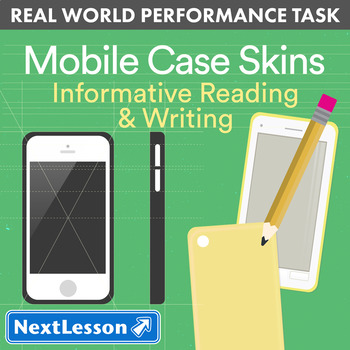 Preview of Bundle G9-10 Informative Reading & Writing - Mobile Case Skins Performance Task