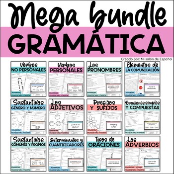 Preview of Mega Bundle Gramática | 12 recursos