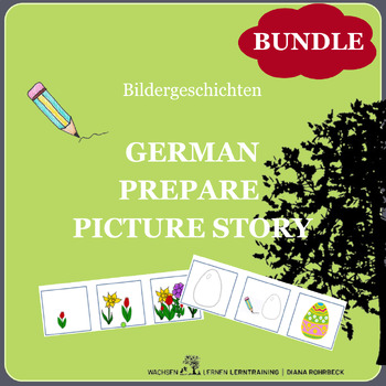 Preview of Bundle: German: Prepare picture story - Bildergeschichten vorbereiten