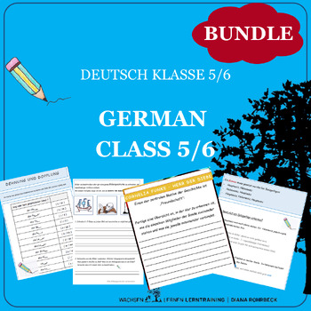 Preview of Bundle: German class 5/6 - Deutsch Klasse 5/6 - Materialpaket
