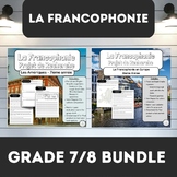 Bundle:Grade 7/8 La Francophonie Project de Reserche cultu