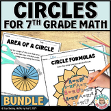 Area and Circumference of Circles & Parts of a Circle Math