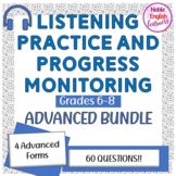 Bundle Grades 6-8 Advanced WIDA ESL Listening Practice Pro