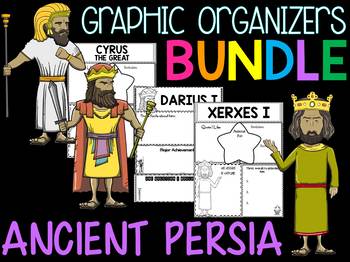 Preview of Bundle - Graphic Organizers - Important Figures of Ancient Persia