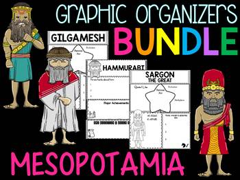 Preview of Bundle - Graphic Organizers - Important Figures of Ancient Mesopotamia