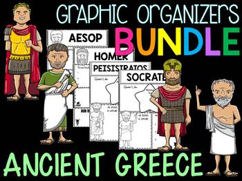 Preview of Bundle - Graphic Organizers - Important Figures of Ancient Greece