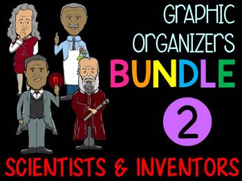 Preview of Bundle - Graphic Organizers - Scientists and Inventors - SET 2