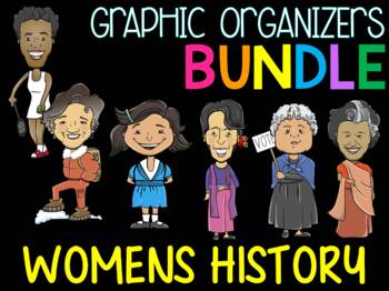 Preview of Bundle - Graphic Organizers - Women's History Month (Set 1)