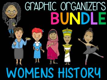 Preview of Bundle - Graphic Organizers - Women's History Month (Set 3)