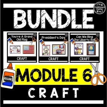 Preview of Bundle - HMH Module 6 Crafts and Reading Response 1st Grade (Weeks 1-3)