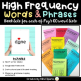 Bundle: High Frequency Words & Phrase Booklets for Daily F