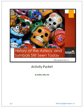 Preview of Bundle: History of the Aztecs and Symbols Still Seen Today Packet+Prez